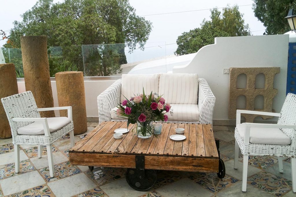 Terrasse La Villa Bleue Sidi Bou Saïd