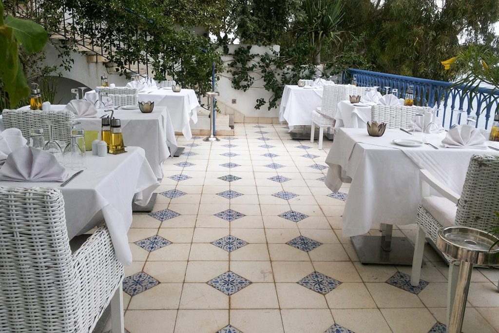 Terrasse La Villa Bleue Sidi Bou Saïd