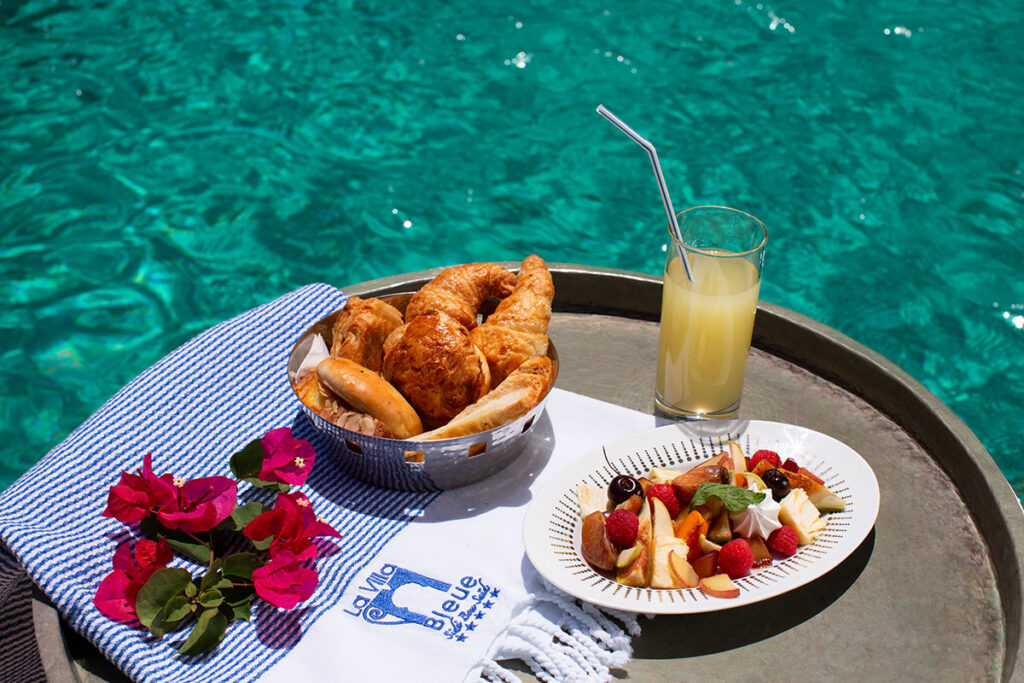 Petit-déjeuner La Villa Bleue Sidi Bou Said